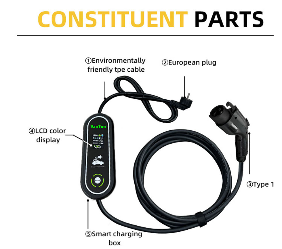 J1772 Portable EV Charger